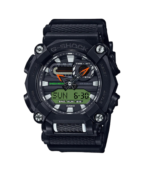 CASIO G-SHOCK นาฬิกาข้อมือ นาฬิกากันน้ำ นาฬิกาของแท้ ประกันศูนย์ CMG 1 ปี รุ่น GA-900E-1A3 นาฬิกาสีดำ