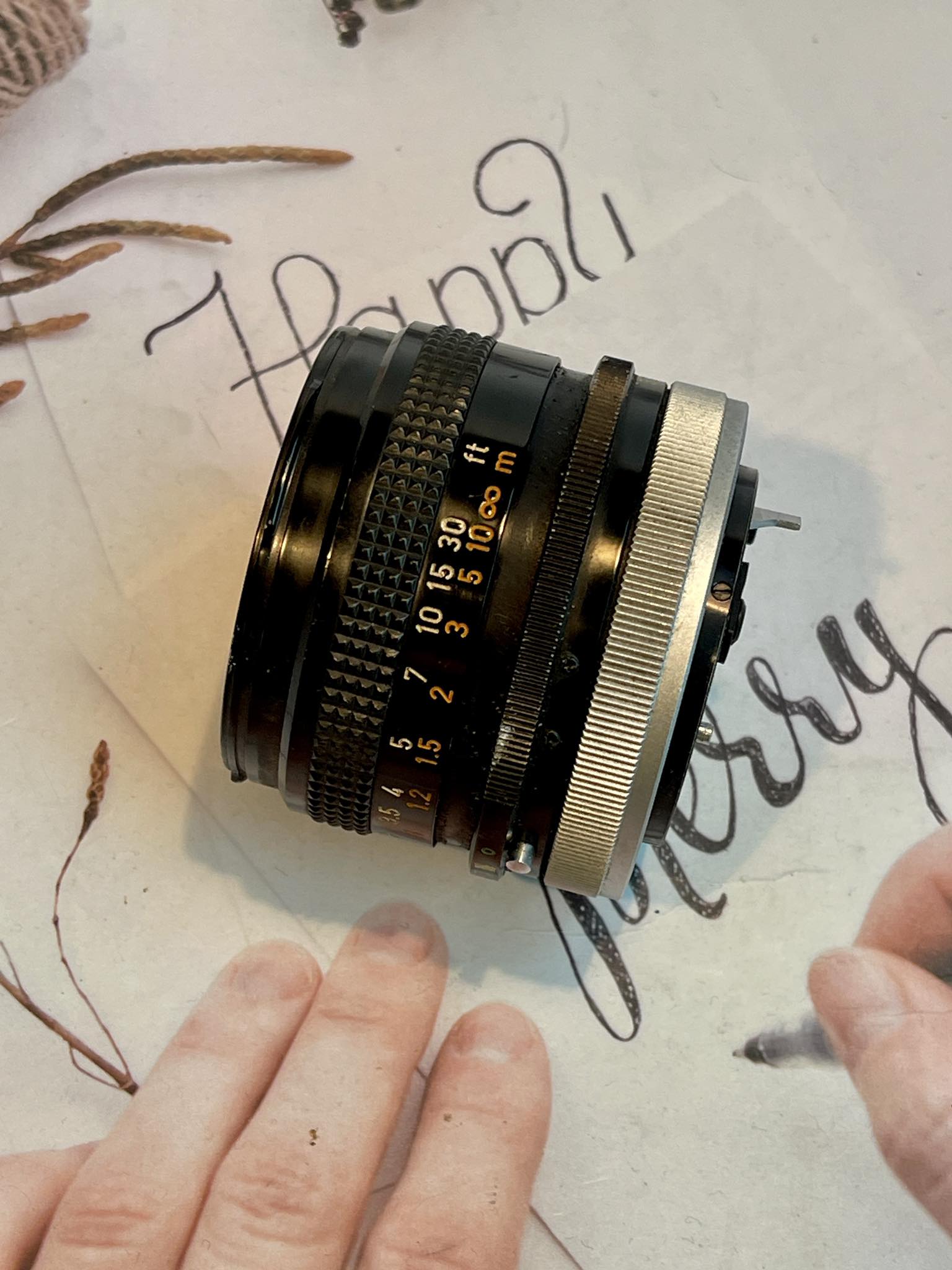 CANON LENS FD 50MM.F1.8 S.C FD MOUNT