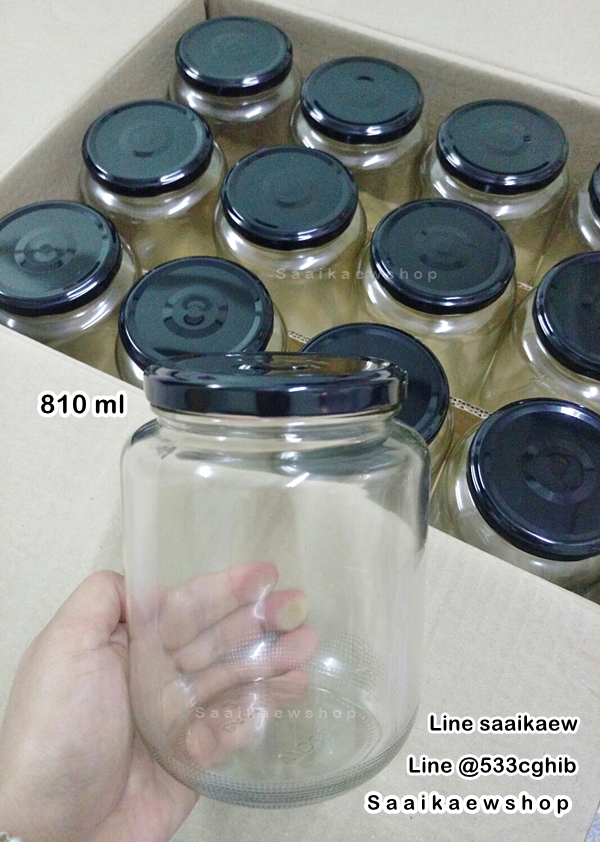 ขวดแก้ว 28 ออนซ์ กลมใหญ่ / 810 ml