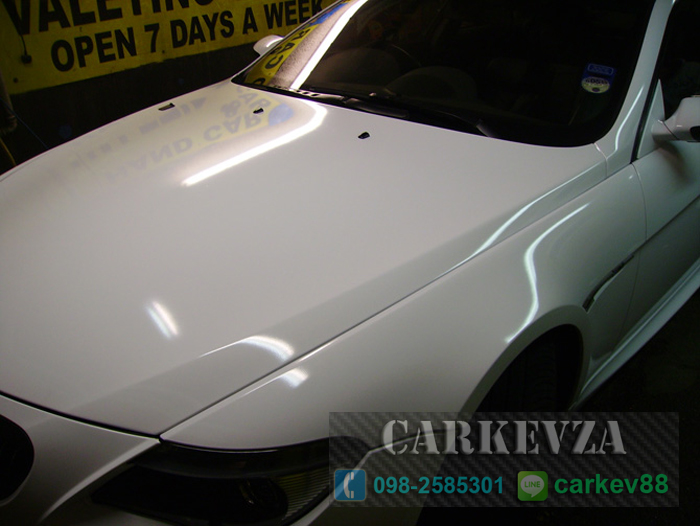 Sticker glossy white ขาวเงา 0.15mm(กว้าง152cm)