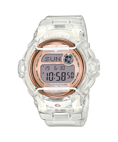 CASIO BABY-G นาฬิกาข้อมือ นาฬิกากันน้ำ นาฬิกาของแท้ ประกันศูนย์ CMG 1 ปี รุ่น BG-169G-7B นาฬิกาสีขาว