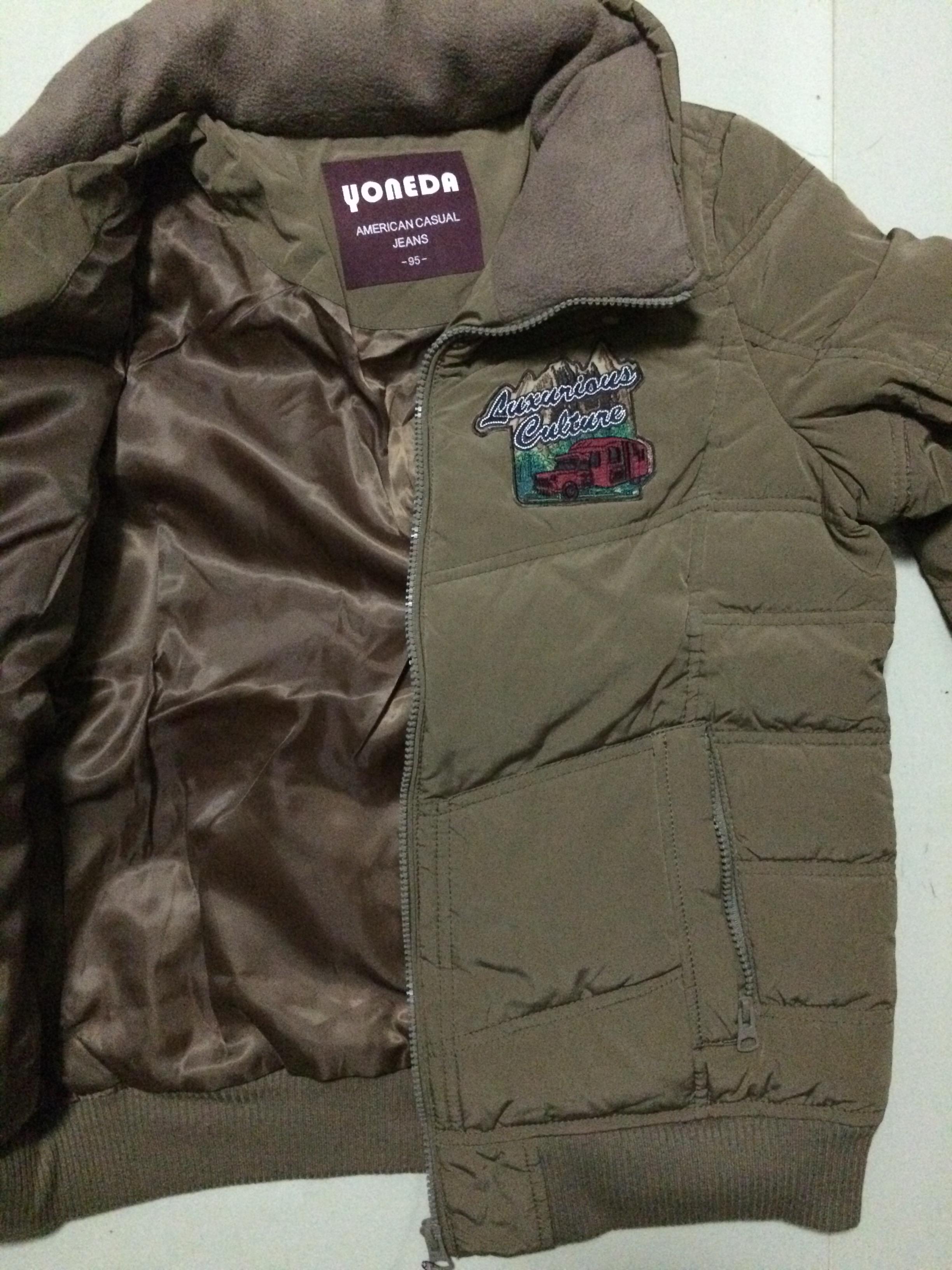 เสื้อกันหนาวขนเป็ด เสื้อขนเป็ด สีน้ำตาล แบรนด์เนมหรู เกาหลี YONEDA แท้100% เนื้อหนาอุ่นมากคะ size M/L