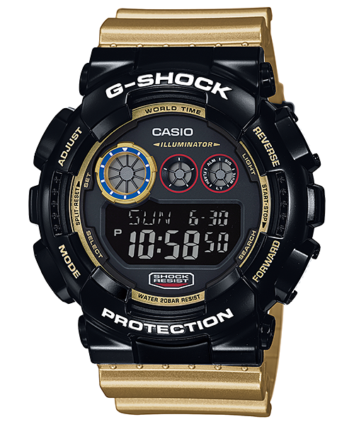 CASIO G-SHOCK นาฬิกาข้อมือ นาฬิกากันน้ำ นาฬิกาของแท้ ประกันศูนย์ CMG 1 ปี รุ่น GD-120CS-1 นาฬิกาสีดำ