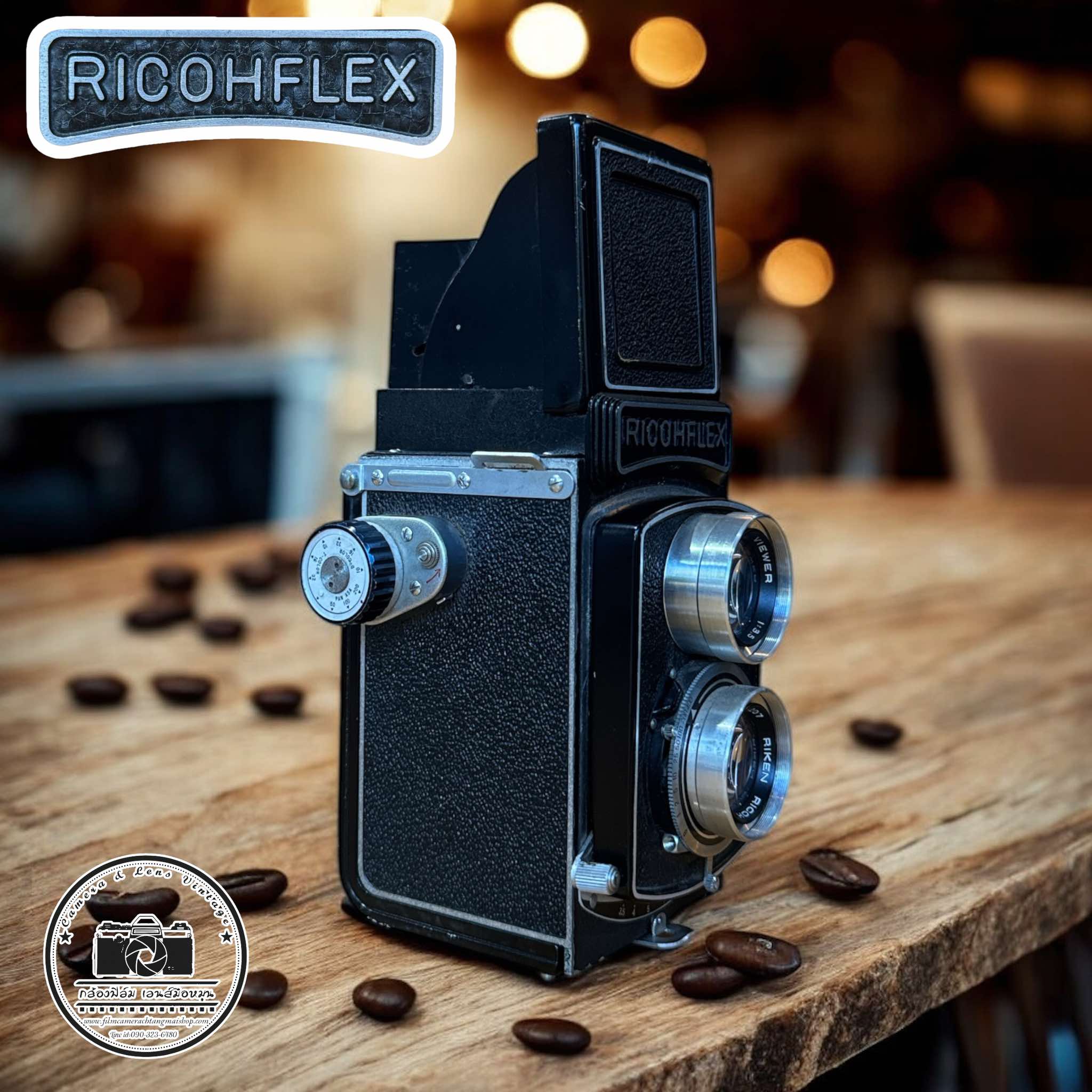 RICOHFLEX NEW DAIMOND RICOH RIKEN 80MM.F3.5