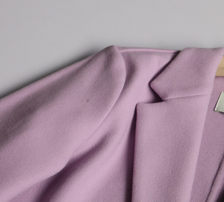 เสื้อโค้ท เสื้อโค้ทกันหนาว โค้ทวูล tailored knot coat สีเบจ แบรนด์ STRADIVARIUS สำเนา