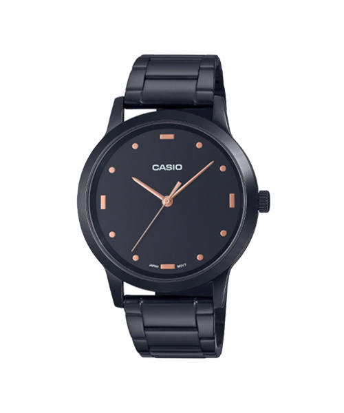 CASIO นาฬิกาคาสิโอ นาฬิกาข้อมือ นาฬิกากันน้ำ นาฬิกาของแท้ ประกันศูนย์ CMG 1 ปี รุ่น MTP-2022VB-1C นาฬิกาสีดำ