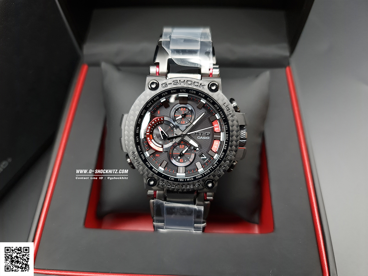 CASIO G-SHOCK นาฬิกาข้อมือ นาฬิกากันน้ำ นาฬิกาของแท้ ประกันศูนย์ CMG 1 ปี รุ่น MTG-B1000XBD-1A นาฬิกาสีดำ