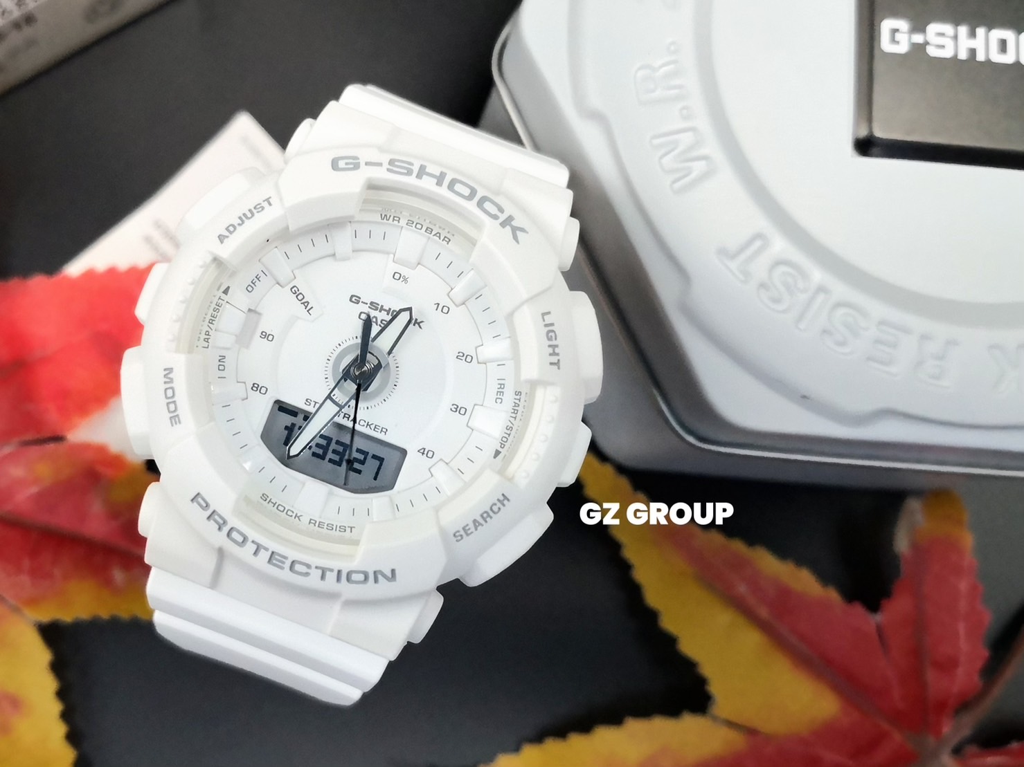 CASIO G-SHOCK นาฬิกาข้อมือ นาฬิกากันน้ำ นาฬิกาของแท้ ประกันศูนย์ CMG 1 ปี รุ่น GMA-S130-7A นาฬิกาสีขาว