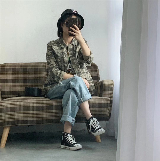 Mudd เสื้อทหาร เสื้อแจ็คเก็ตลายพราง เสื้อนอกแนวทหาร แพทเทินสวย เท่ห์มาก แบรนด์ MUDD คะ สำเนา สำเนา สำเนา เขียว