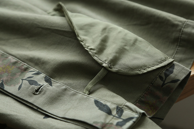 H&m เสื้อทหาร เสื้อเขียวทหาร ลายดอก เสื้อนอกแนวทหาร H&M (ตัดป้าย) แพทเทินสวย เท่ห์มาก คะ Size M สำเนา สำเนา เขียว