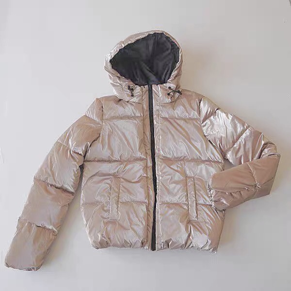 Oodji เสื้อกันหนาว เสื้อฮู้ด บุนวมอุ่น สีแชมเปญ แบรนด์ Oodji Ultra (padded puffer coAt