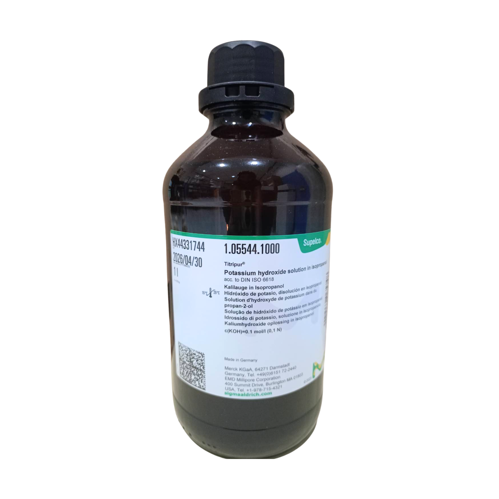 Potassium Hydroxide Solution in Isopropanol, 1L Merck®