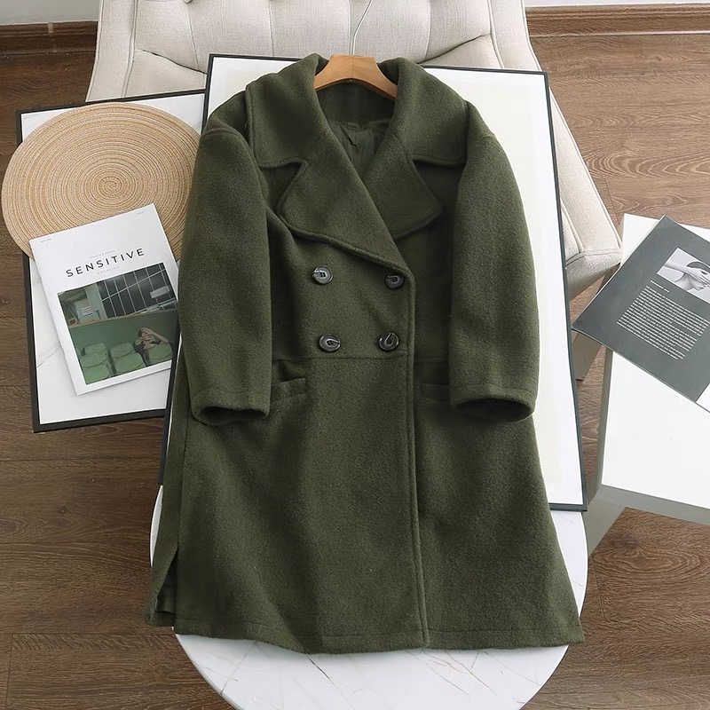 Love tree เสื้อโค้ทกันหนาว เสื้อโค้ทวูล ผสมWool 40% สีม่วงอ่อน โค้ทวูล 15% สีชมพู แบรนด์ INGNI (เฟอร์ถอดได้) สำเนา ม่วงอ่่อน