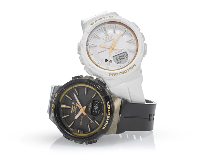 CASIO BABY-G นาฬิกาข้อมือ นาฬิกากันน้ำ นาฬิกาของแท้ ประกันศูนย์ CMG 1 ปี รุ่น BGS-100GS-1A นาฬิกาสีดำ