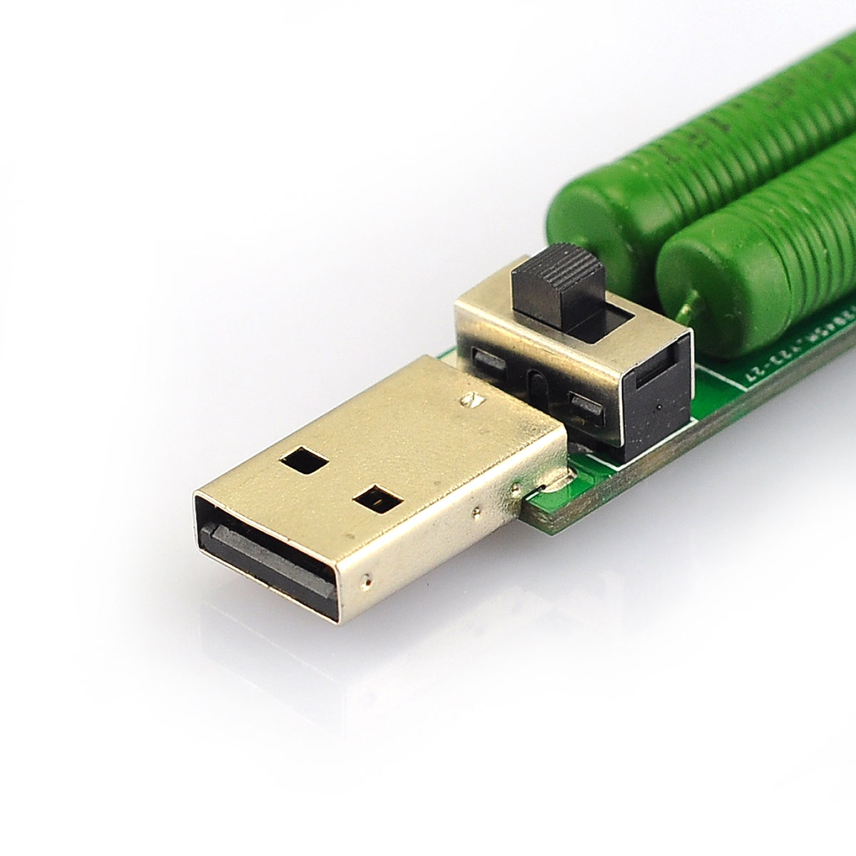 USB load resistor discharge switch may 2A / 1A load current