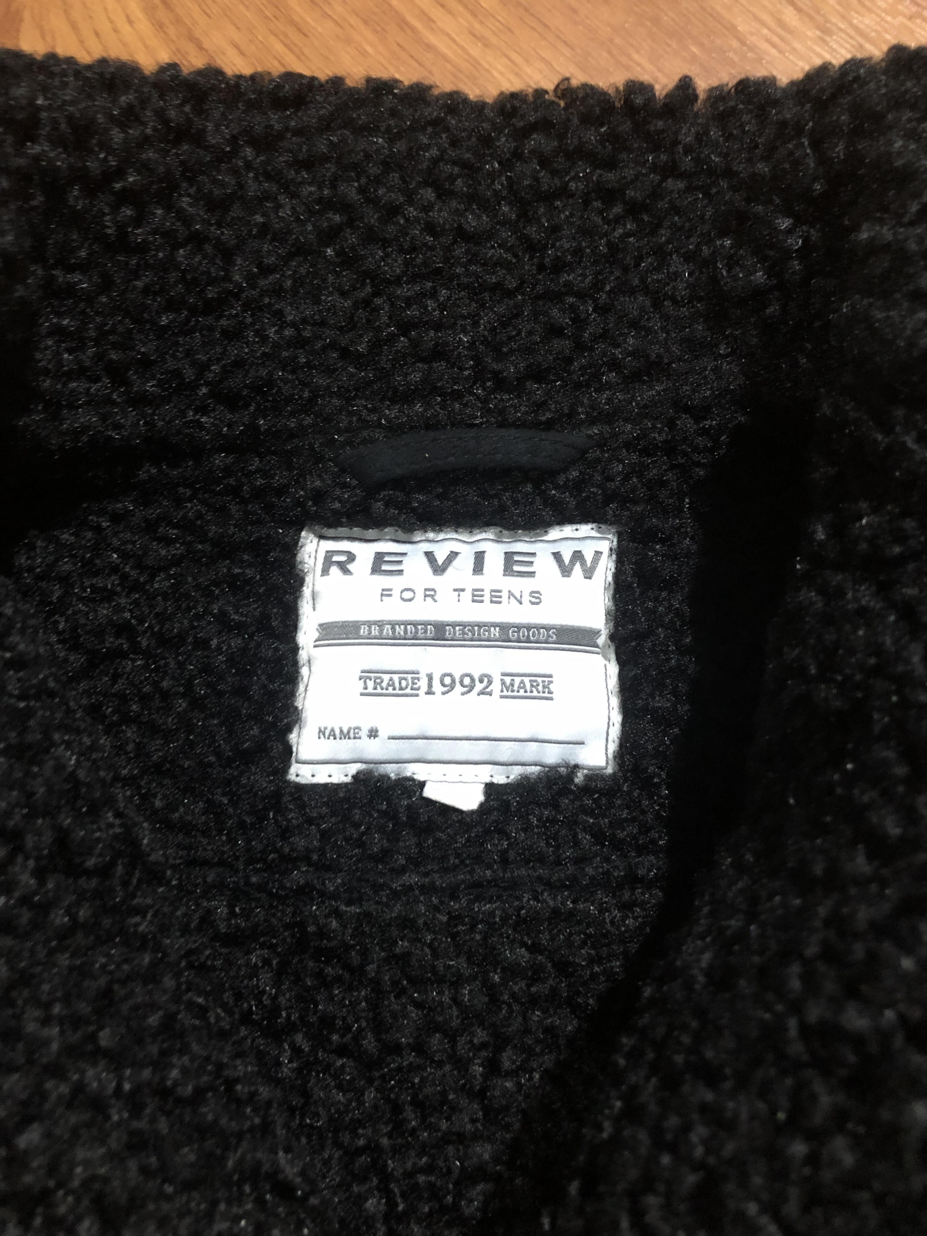 เสื้อโค้ท กันหนาว Pea coat หนังกลับ สีดำ REVIEW ดำ