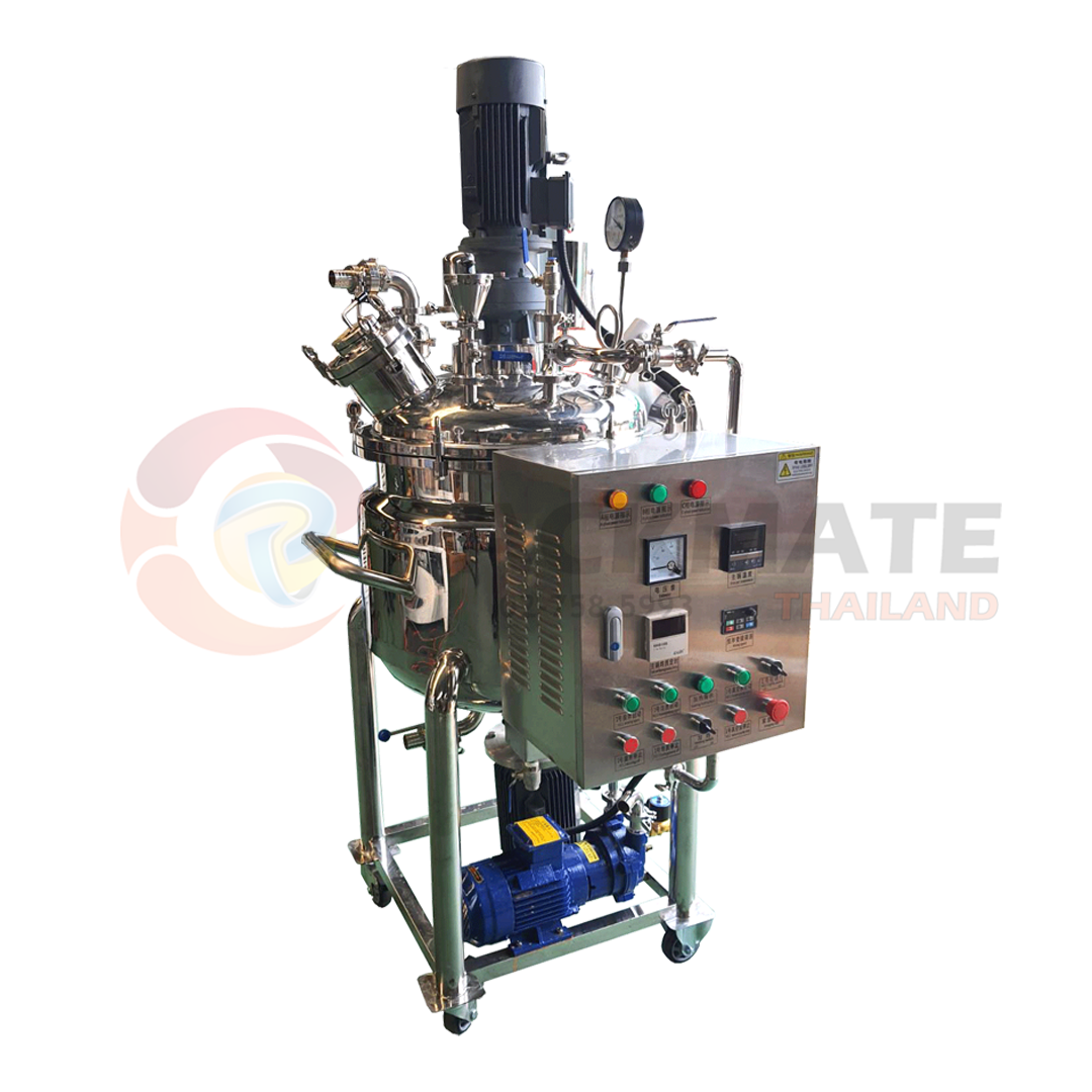 เครื่องผสมครีม / Vacuum homogeneous emulsifying machine