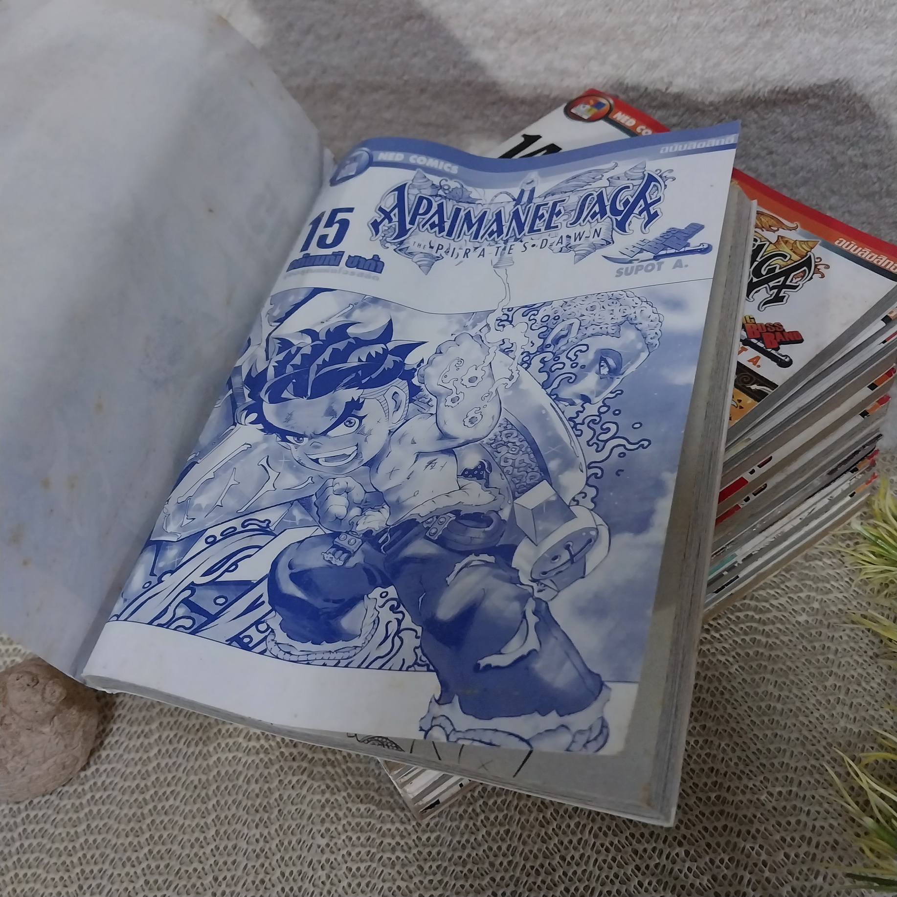 APAIMANEE SAGA อภัยมณี ซาก้า รุ่งอรุณแห่งโจรสลัด 1-10,12-15 ไม่จบ / * ขาดเล่ม 11,16,17