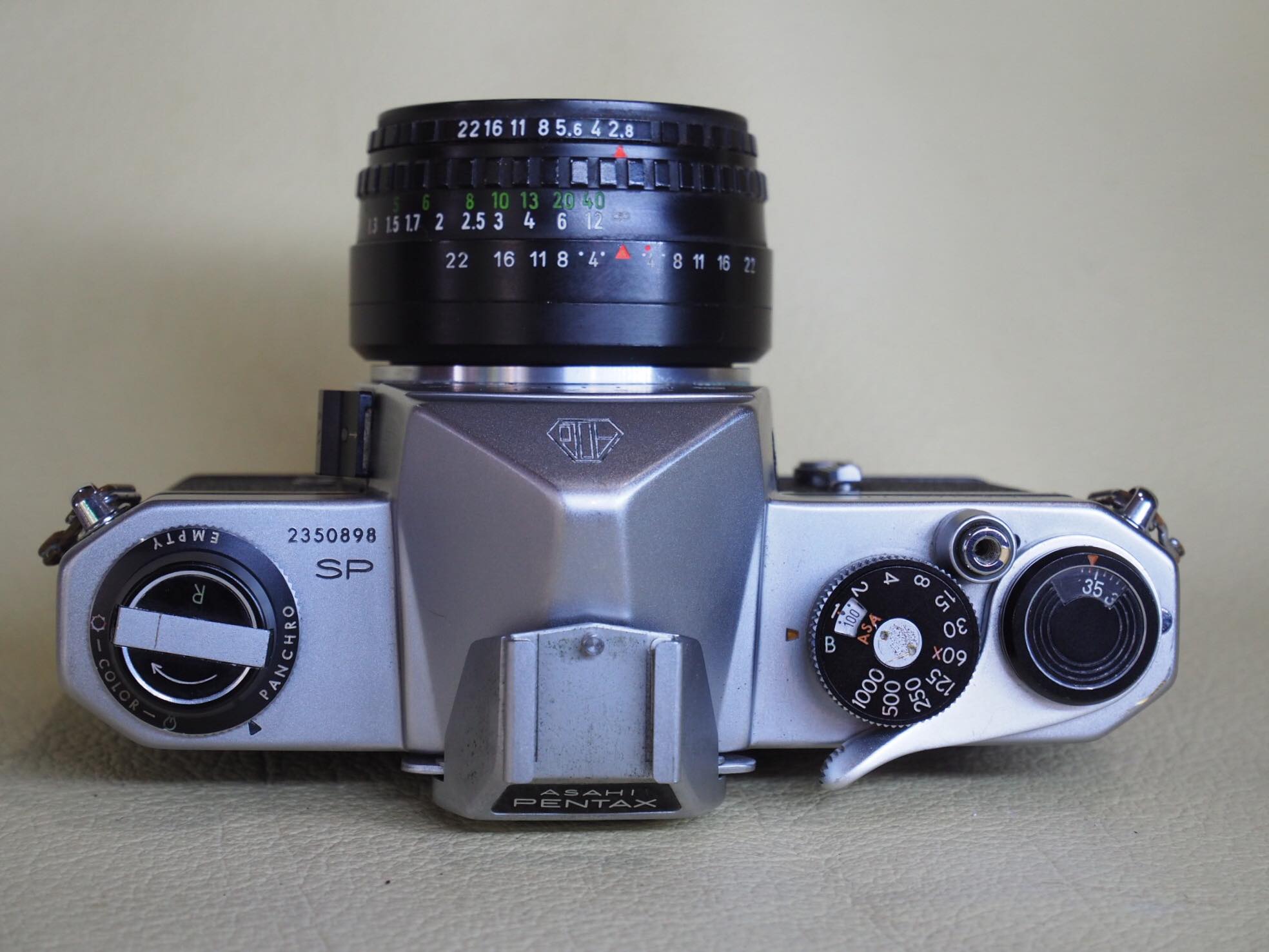 ASAHI PENTAX SPOTMATIC SP DOMIPLAN AUTOMATIC LENS 50MM.F2.8
