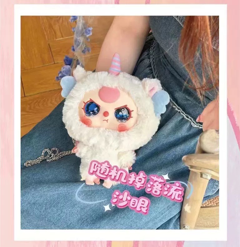 กล่องสุ่มBABY THREE BIG-HEAD BABY ZIPPER BAG เบบี้ทรีหัวโต ตุ๊กตากระเป๋าซิป ชุดนอนสัตว์ ZIPPER BAG