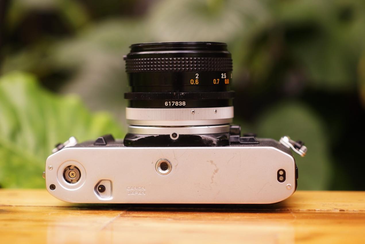 CANON AE-1+ CANON LENS FD 50MM.F1.8SC.
