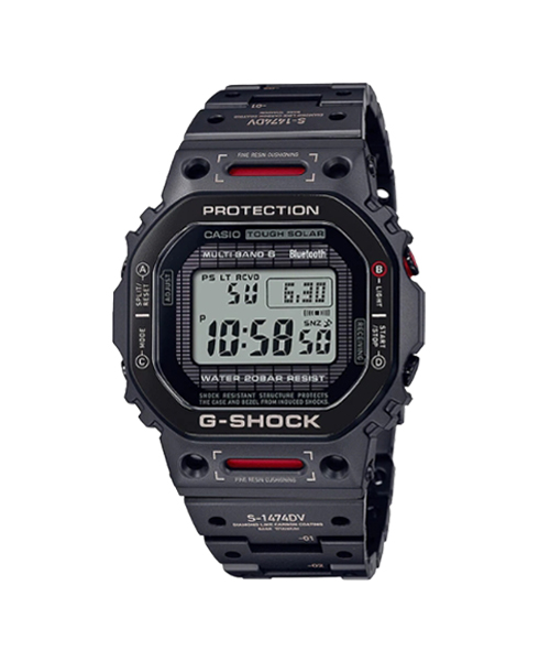 CASIO G-SHOCK นาฬิกาข้อมือ นาฬิกากันน้ำ นาฬิกาของแท้ ประกันศูนย์ CMG 1 ปี รุ่น GMW-B5000TVA-1D นาฬิกาสีดำ