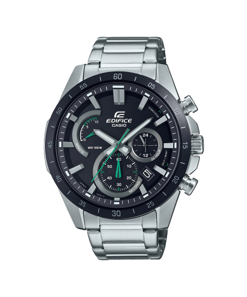 CASIO EDIFICE นาฬิกาข้อมือ นาฬิกากันน้ำ นาฬิกาของแท้ ประกันศูนย์ CMG 1 ปี รุ่น EFR-573DB-1A นาฬิกาสีดำ