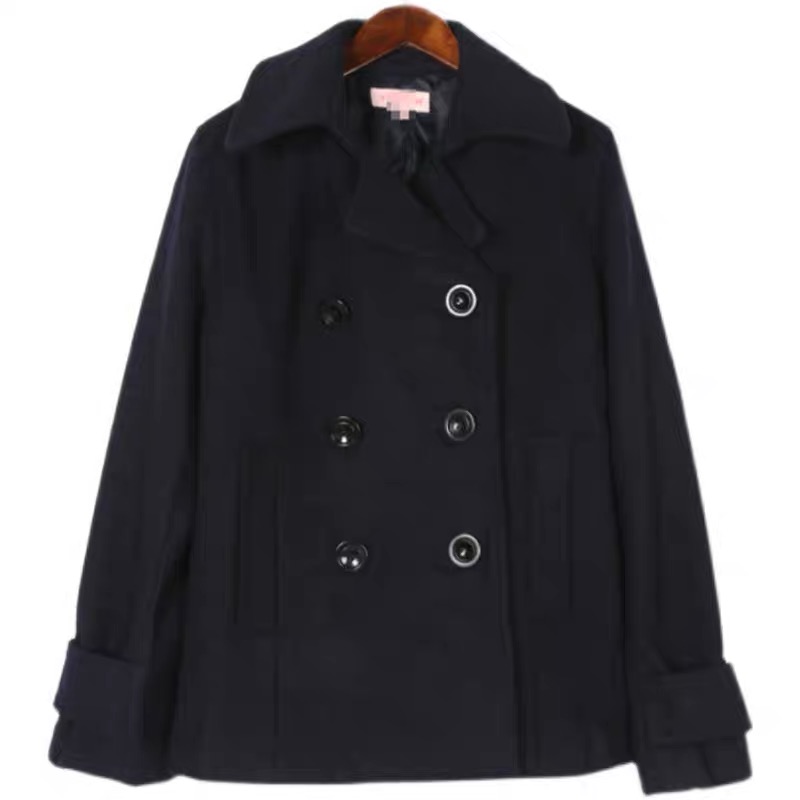 เสื้อโค้ท peacoat เสื้อโค้ทวูล โค้ทสักหลาดสีดำ แบรนด์ สำเนา สำเนา สำเนา สำเนา