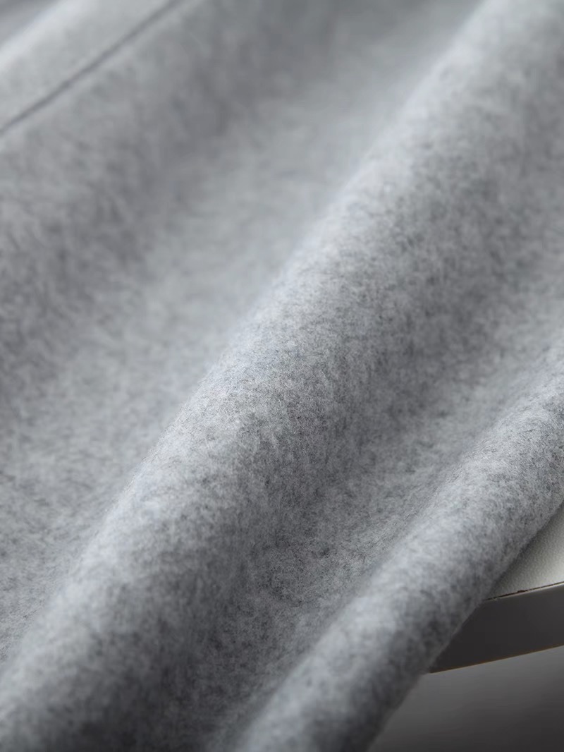 เสื้อโค้ท เสื้อโค้ทกันหนาว โค้ทวูล tailored knot coat สีเบจ แบรนด์ STRADIVARIUS สำเนา
