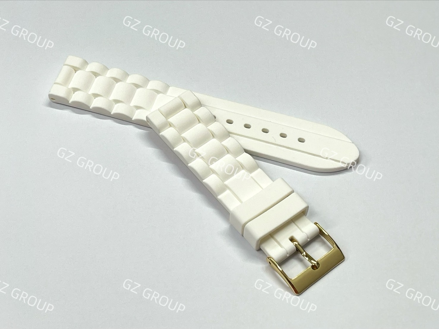 GUESS GENUINE FACTORY GUESS REPLACEMENT อะไหล่นาฬิกา GUESS รุ่น W1095L1 ชุดสายสีขาว