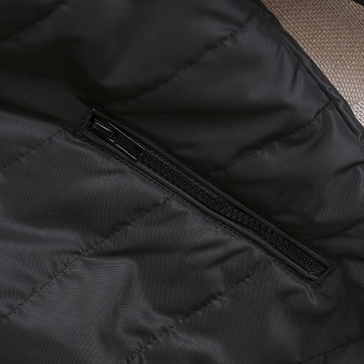 Ambiance เสื้อกันหนาว เสื้อฮู้ดเฟอร์ บุนวมอุ่น แบรนด์ AMBIANCE (padded puffer สำเนา ดำ
