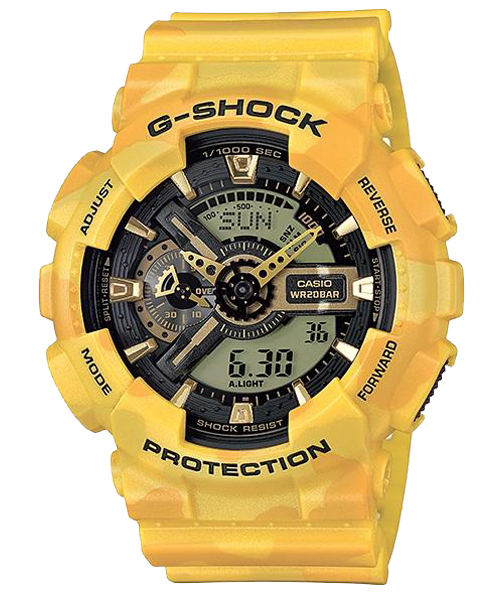 CASIO G-SHOCK นาฬิกา CASIO G-SHOCK รุ่น GA-110CM-9 ของแท้ประกันศูนย์ CMG 1ปี GA-110CM-9 นาฬิกาสีเหลือง