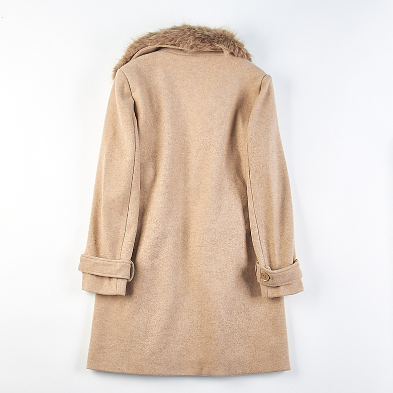 เสื้อโค้ท โค้ทวูลแต่งเฟอร์ เสื้อกันหนาว Trench coat โค้ทยาว ปกเฟอร์ trench coat fur collar ✨GIADA ✨ (ปกเฟอร์ถอดได้ค่ะ) WY1284