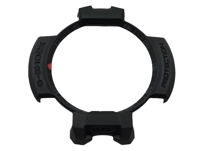 CASIO GENUINE FACTORY CASIO REPLACEMENT อะไหล่นาฬิกา G-SHOCK รุ่น GA-1100-1A1 กรอบสายสีดำ