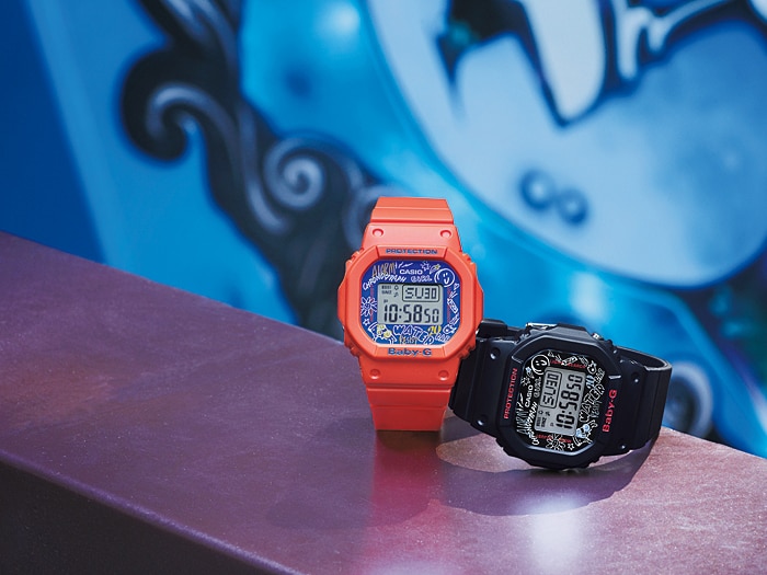 CASIO BABY-G นาฬิกาข้อมือ นาฬิกากันน้ำ นาฬิกาของแท้ ประกันศูนย์ CMG 1 ปี รุ่น BGD-560SK-4D นาฬิกาสีส้ม