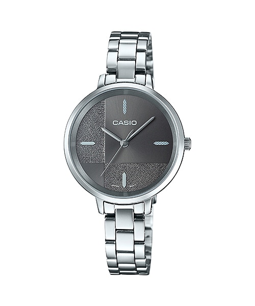 CASIO นาฬิกาคาสิโอ นาฬิกาข้อมือ นาฬิกากันน้ำ นาฬิกาของแท้ ประกันศูนย์ CMG 1 ปี รุ่น LTP-E152D-1E นาฬิกาสีเงิน