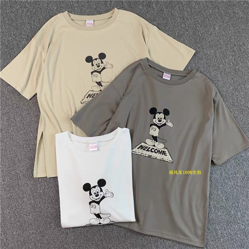 เสื้อยืด Disney เสื้อมิคกี้ สีเทา ลายการ์ตูน MICKEY งานสวย มากคะ สำเนา สำเนา สำเนา สำเนา สำเนา สำเนา สำเนา เทา