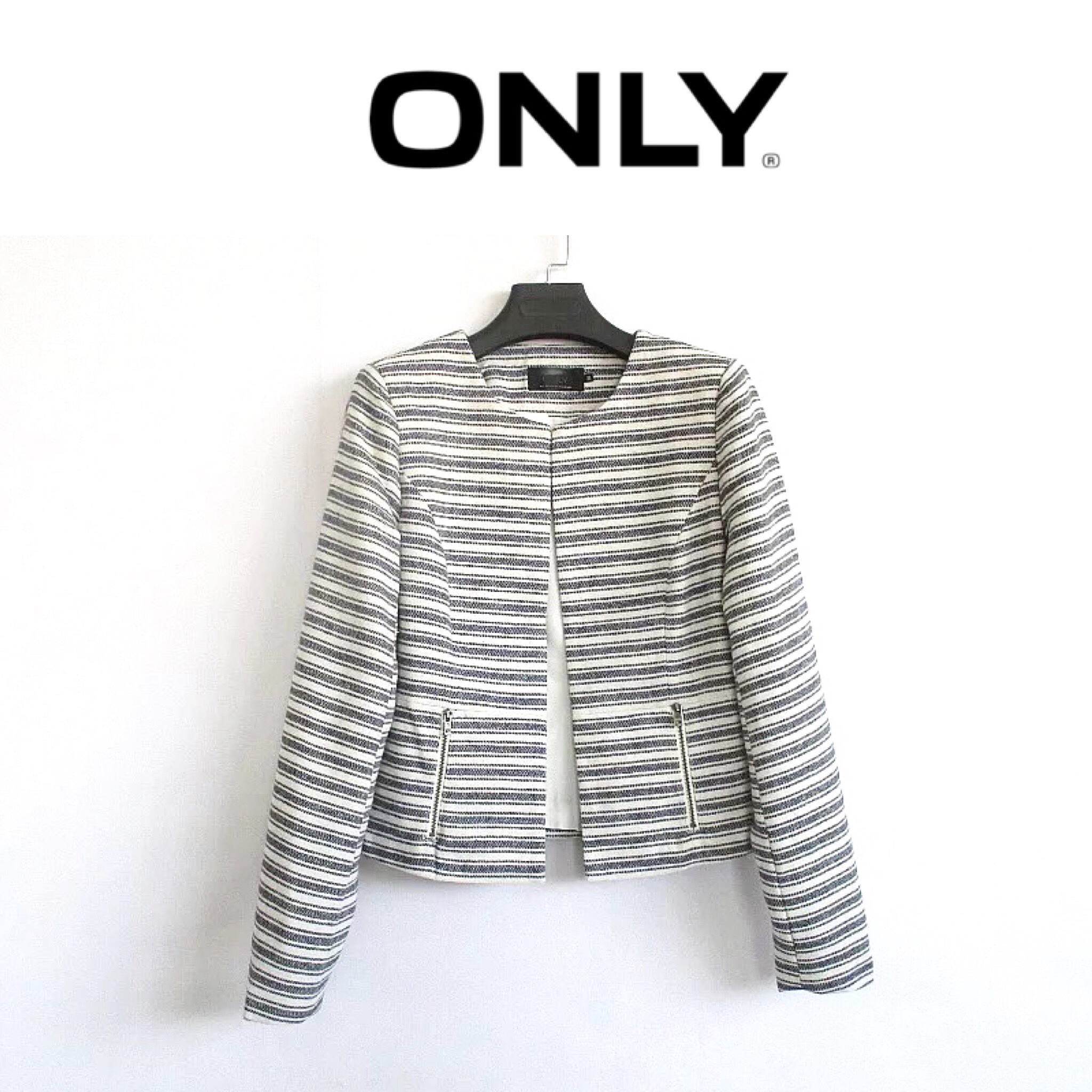 Only เสื้อนอก เสื้อคลุม เนื้อผ้าทอ แบรนด์ ONLY งานสวย แพทเทินหรูมากคะ