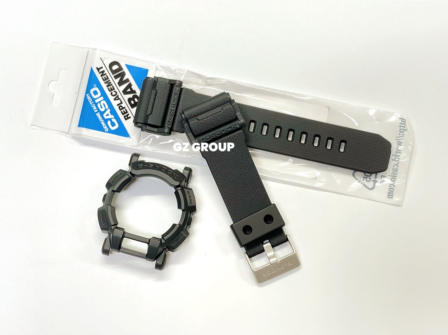 CASIO GENUINE FACTORY CASIO REPLACEMENT อะไหล่นาฬิกา G-SHOCK รุ่น GD-400MB-1 กรอบสายสีดำ