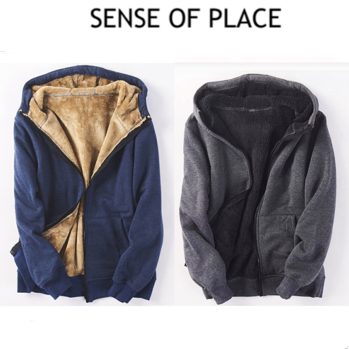 Sense of place เสื้อวอร์ม กันหนาว เสื้อฮู้ด เสื้อแจ็คเก็ตเสิ้อวอร์ม แบรนด์ญี่ปุ่น Sense of Place S/M/L/XL