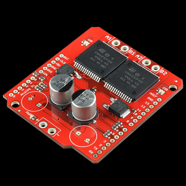 Motor Drive 30A VNH2SP30 วงจรขับมอเตอร์ 16 Volt 30 Amp