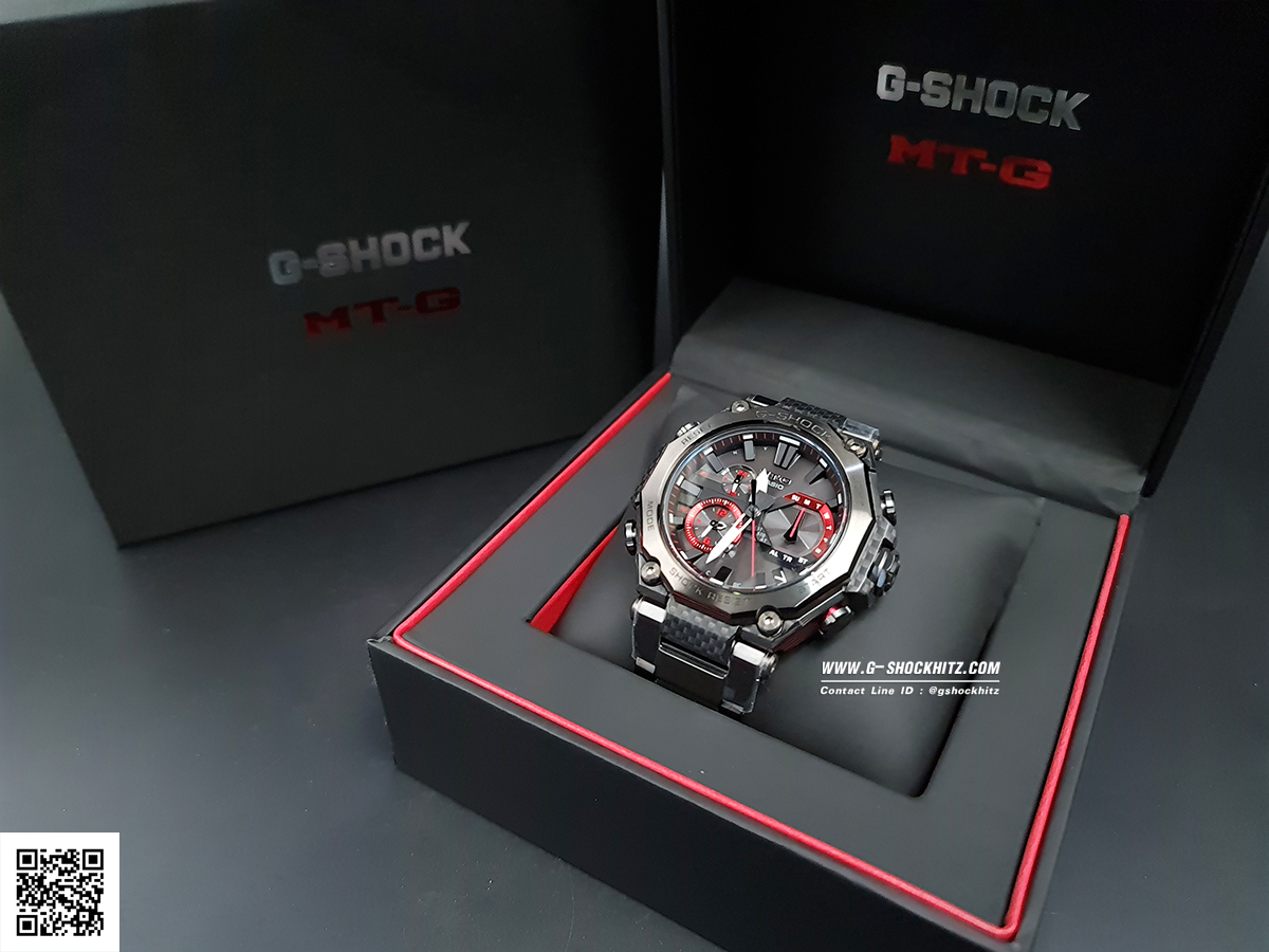 CASIO G-SHOCK นาฬิกาข้อมือ นาฬิกากันน้ำ นาฬิกาของแท้ ประกันศูนย์ CMG 1 ปี รุ่น MTG-B2000YBD-1A นาฬิกาสีดำ