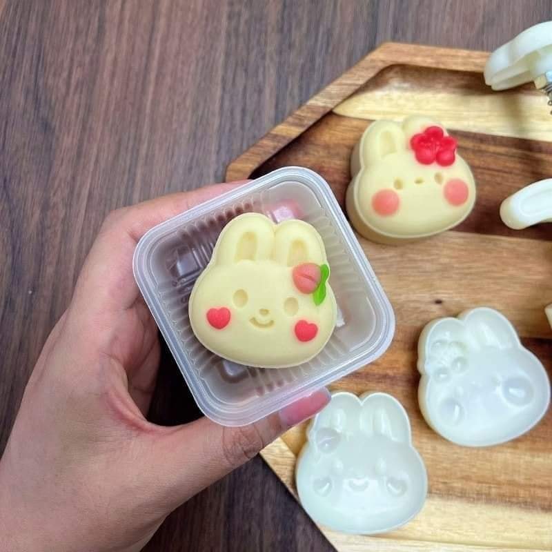 พิมพ์กดขนมแบบสปริงลายกระต่าย 2 ลาย 50 กรัม