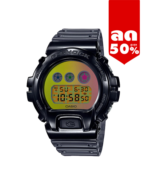 CASIO G-SHOCK นาฬิกาข้อมือ นาฬิกากันน้ำ นาฬิกาของแท้ ประกันศูนย์ CMG 1 ปี รุ่น DW-6900SP-1D นาฬิกาสีดำ