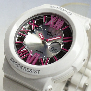 CASIO BABY-G นาฬิกาข้อมือ นาฬิกากันน้ำ นาฬิกาของแท้ ประกันศูนย์ CMG 1 ปี รุ่น BGA-160-7B2 นาฬิกาสีขาว