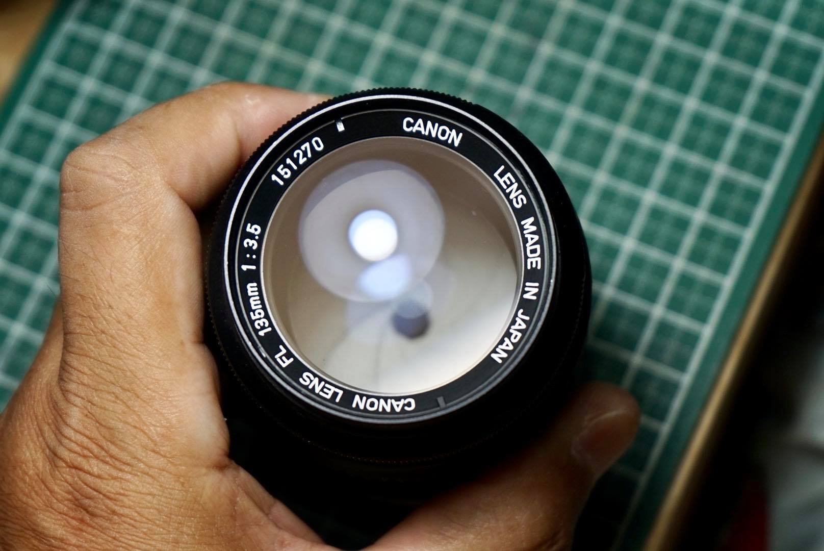 CANON LENS FL 135MM. F3.5