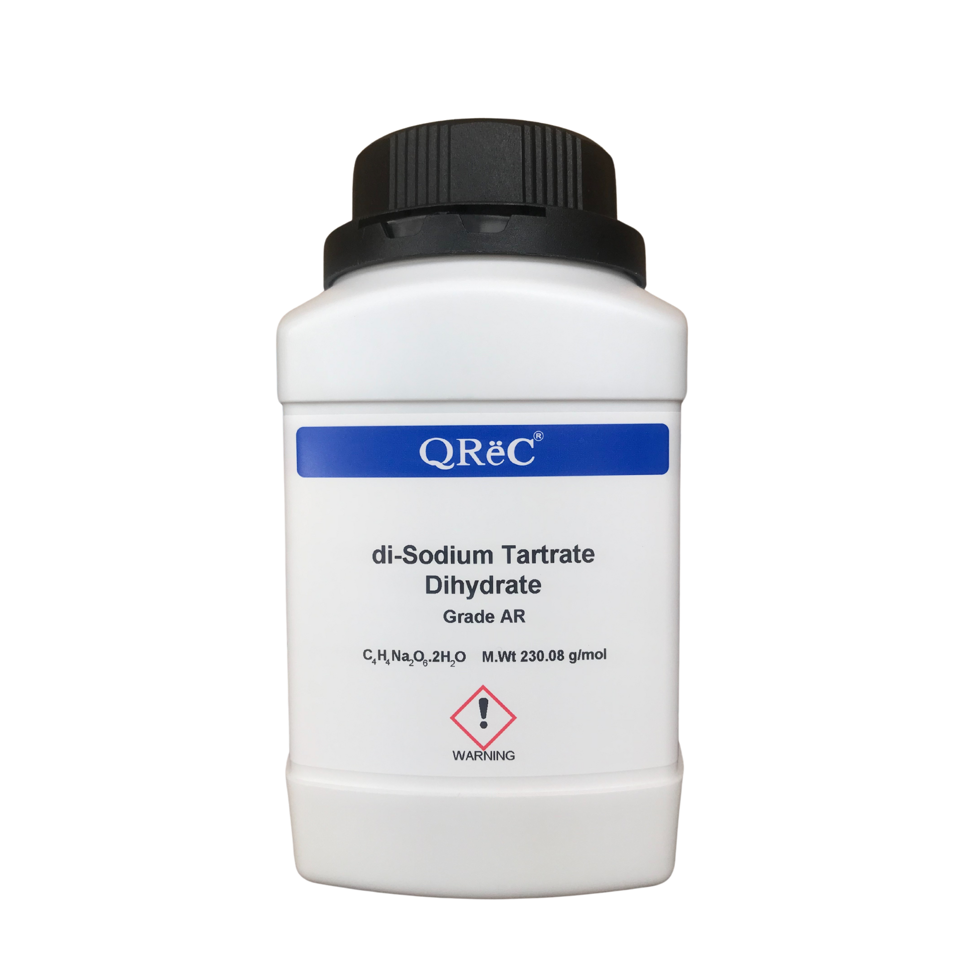 di-Sodium Tartrate Dihydrate (Sodium tartrate), AR 500g. QReC™