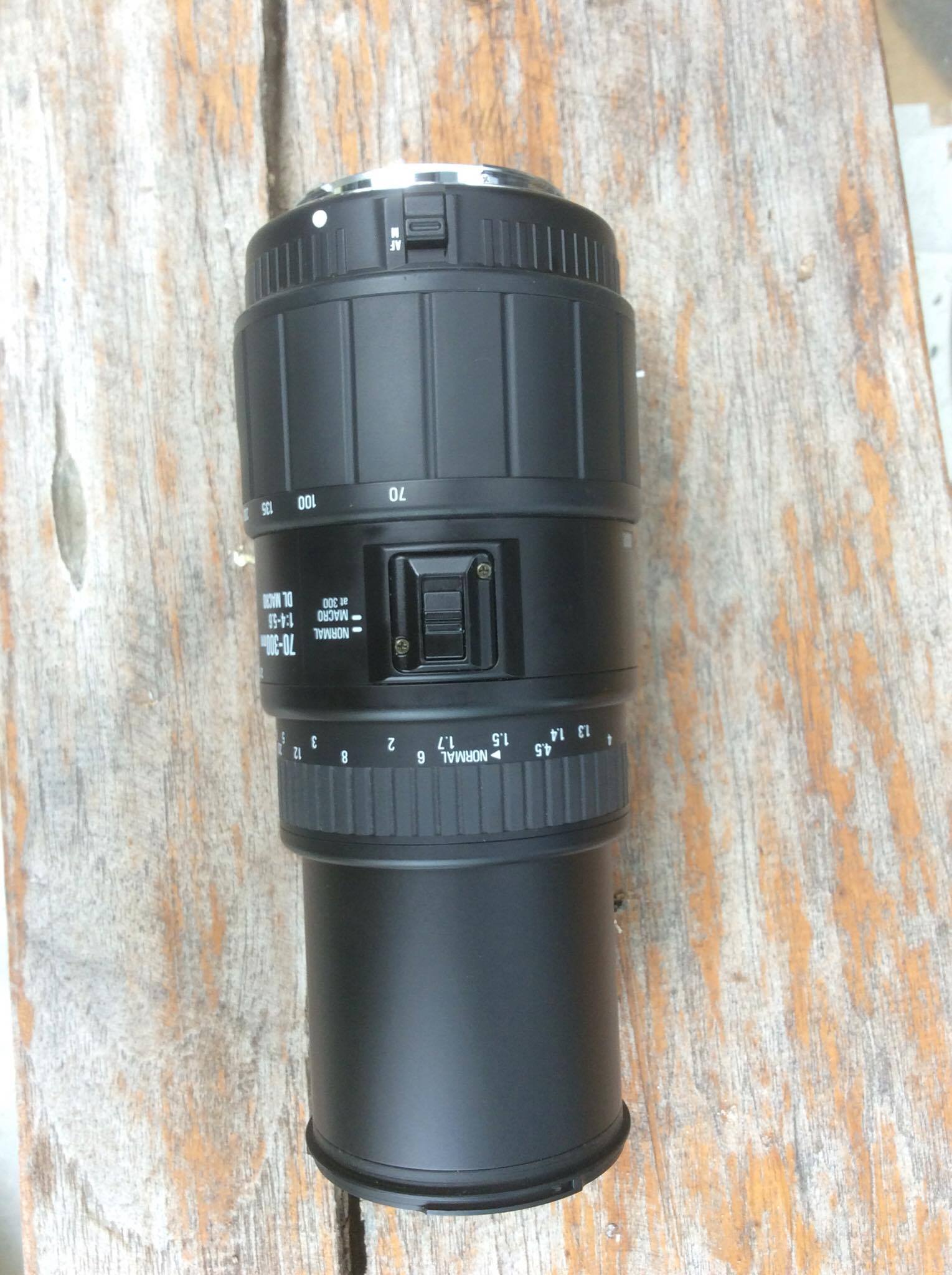 SIGMA 70-300MM.F4-5.6 DL MACRO CANON EF MOUNT