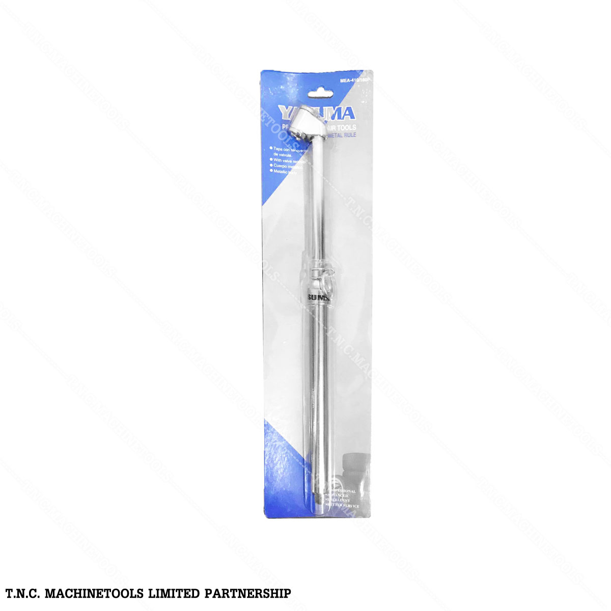 เกจวัดลมยางรถยนต์ YASUMA ขนาด 160 ปอนด์ (MEA-410)