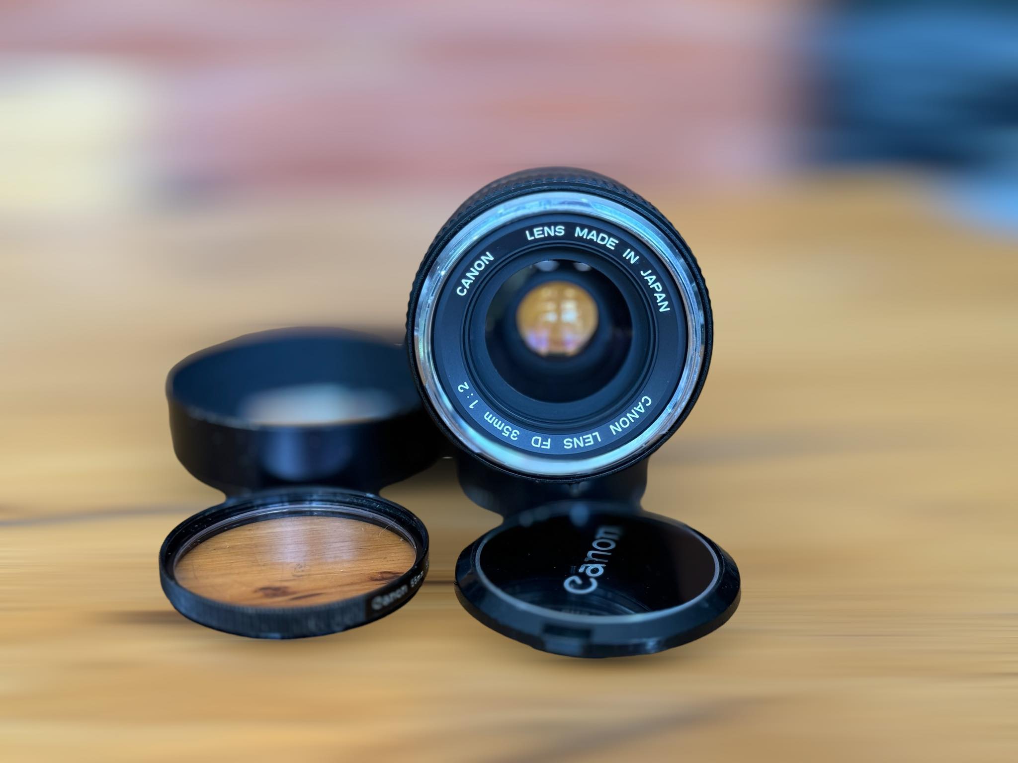 CANON LENS FD 35MM.F2 SILVER NOSE FD MOUNT